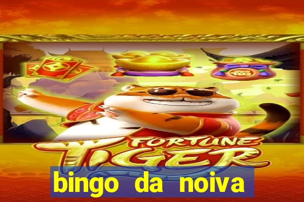 bingo da noiva para imprimir